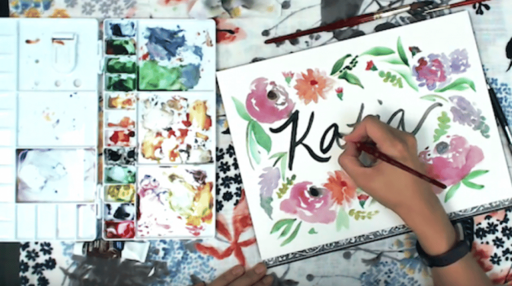 Elegant Watercolor Florals for Family and Friends - image 1 - student project