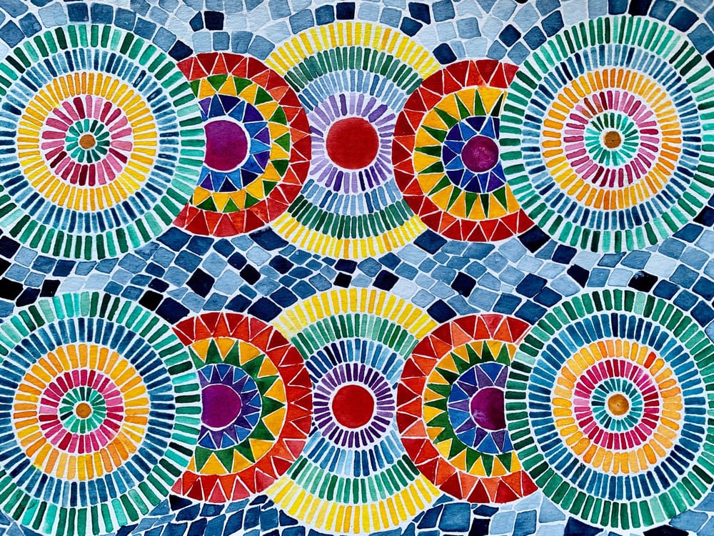 Geometric Mosaic - image 2 - student project