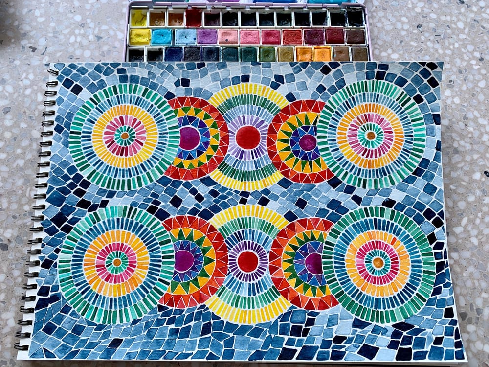 Geometric Mosaic - image 1 - student project