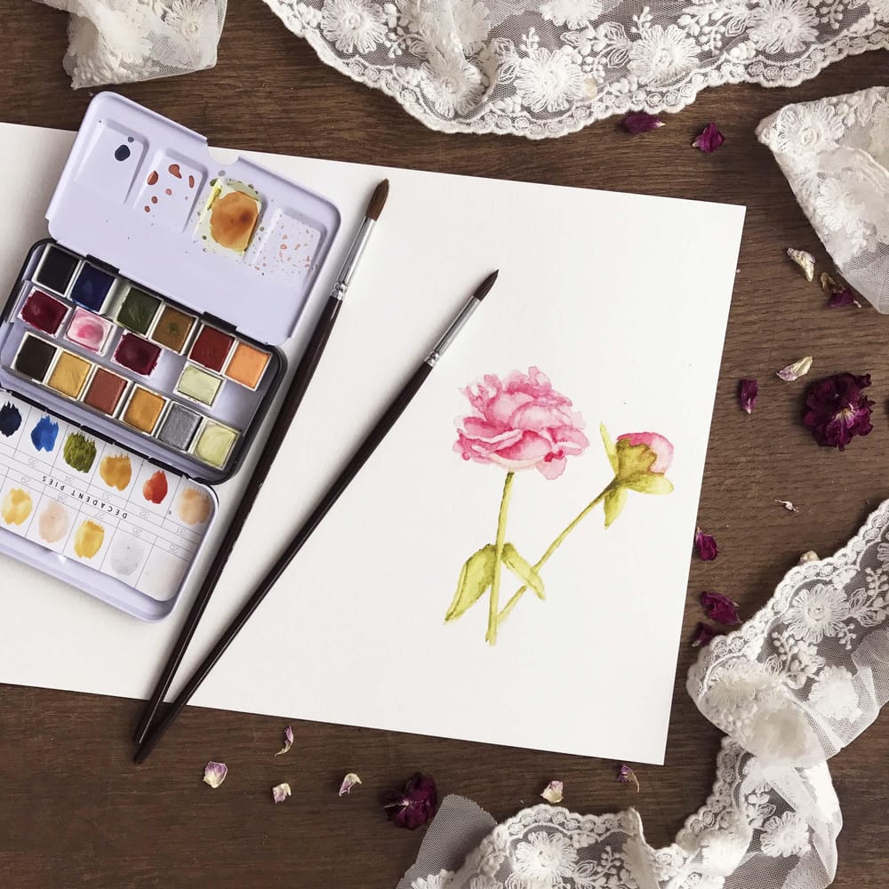 My Peony Painting - image 1 - student project