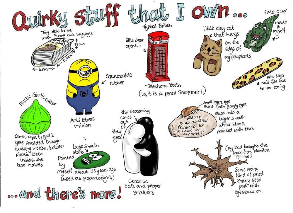 Quirky stuff that I own - image 1 - student project