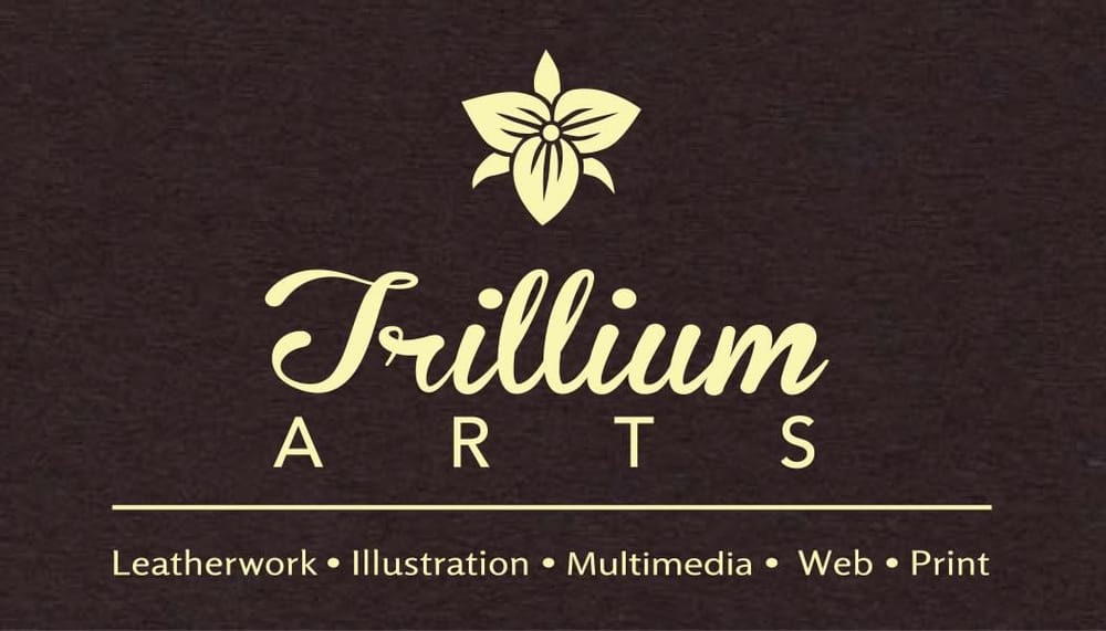 Trillium Arts Business Card options - image 2 - student project