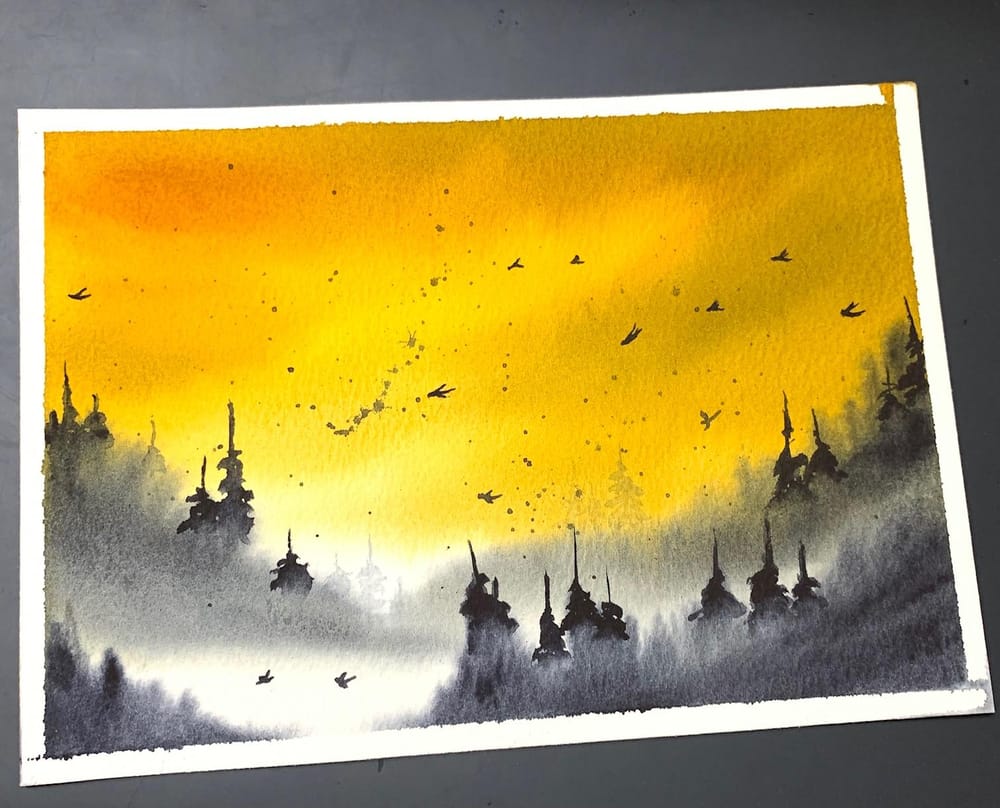 Misty mountains - image 5 - student project