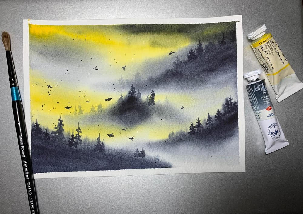 Misty mountains - image 7 - student project
