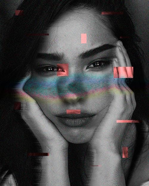 Glitchy Portraits and how to create them - image 1 - student project