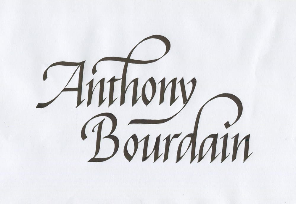 Anthony Bourdain Tribute - image 3 - student project