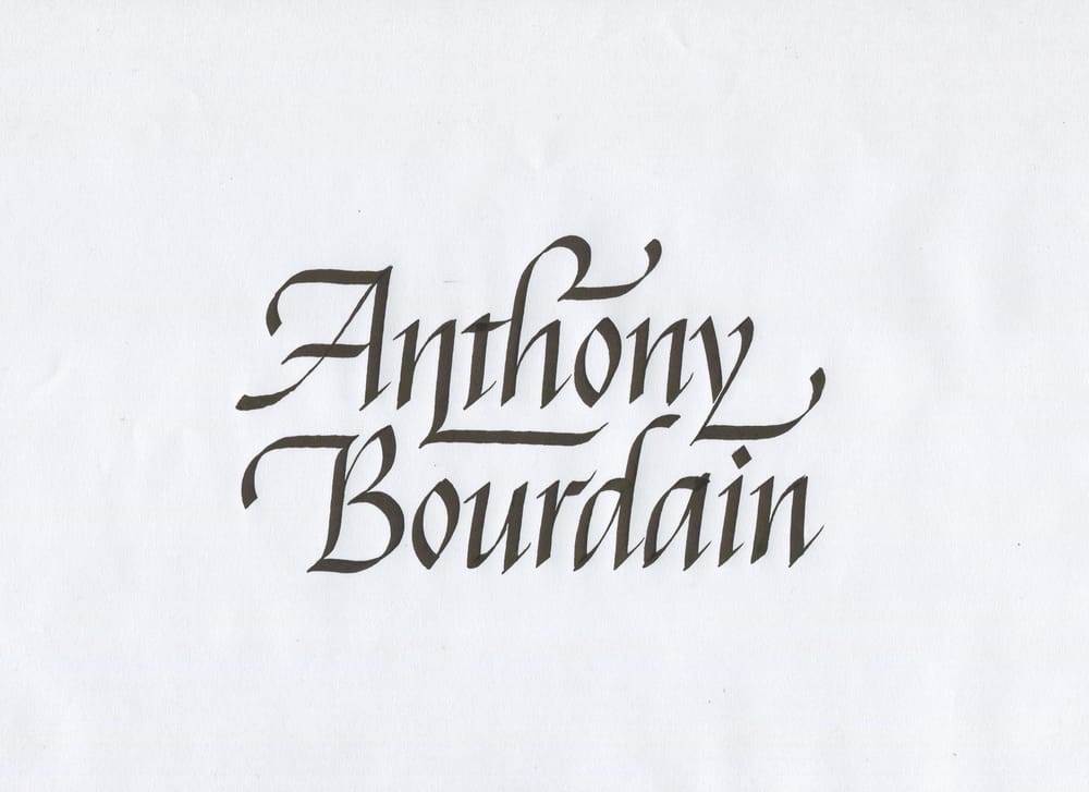 Anthony Bourdain Tribute - image 2 - student project