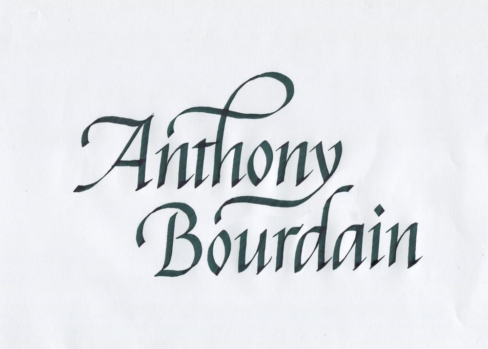 Anthony Bourdain Tribute - image 1 - student project