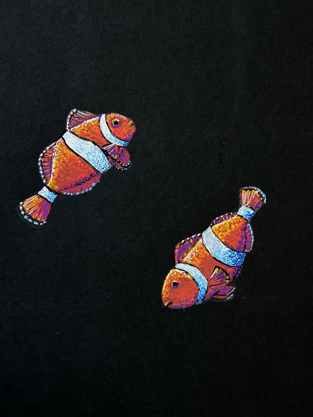 Posca Pen Clownfish - image 1 - student project