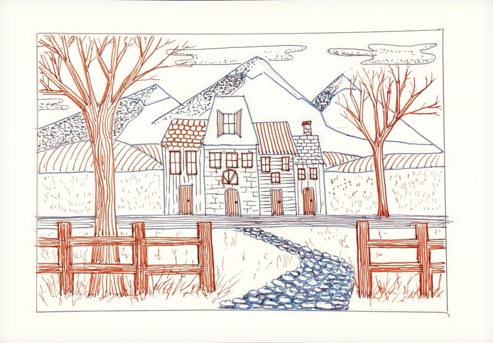 Beginner Fountain Pen inking - image 5 - student project