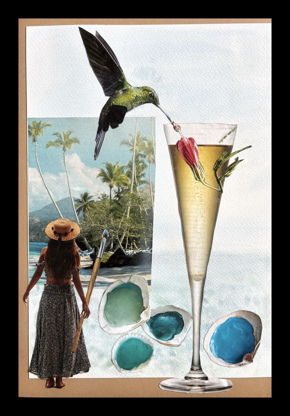 Surreal Mixed Media Collage - image 1 - student project