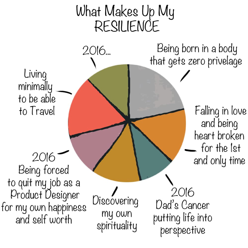 Resilience Pie Chart, Heart, Grateful Chart - image 1 - student project