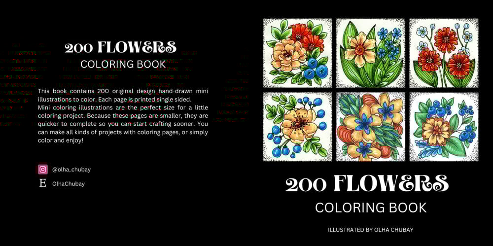 200 flowers by Olha Chubay - image 1 - student project