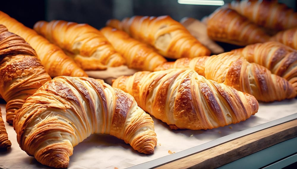 A picture to advertise croissants at a bakery - image 1 - student project