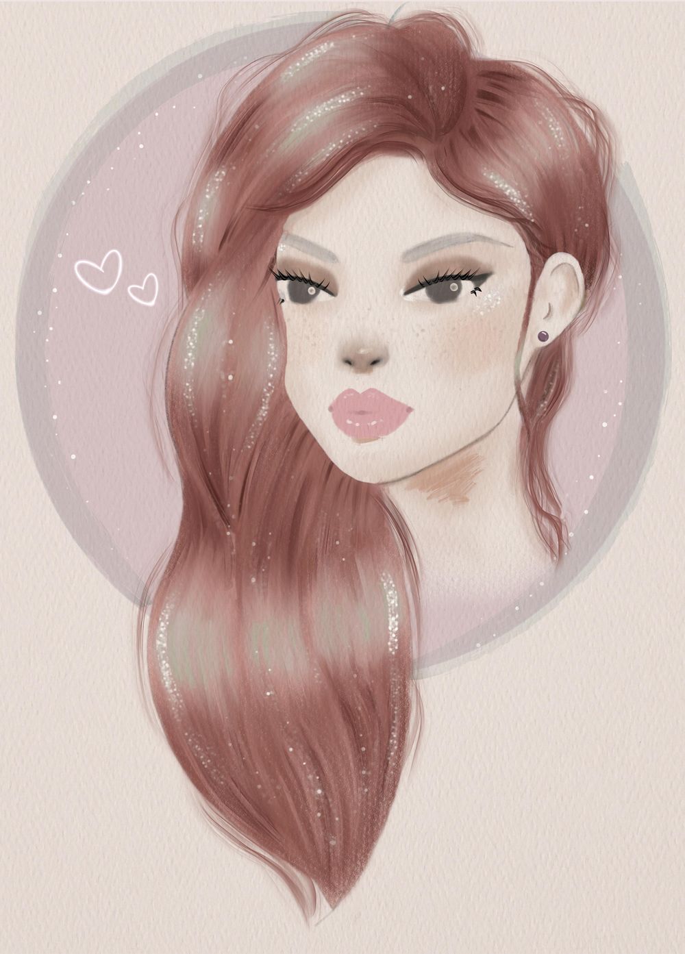 Female Portrait in Procreate - image 3 - student project