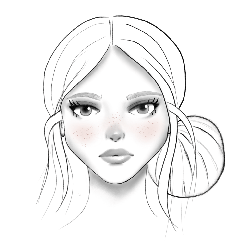 Female Portrait in Procreate - image 4 - student project