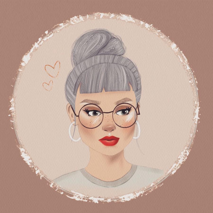 Female Portrait in Procreate - image 1 - student project