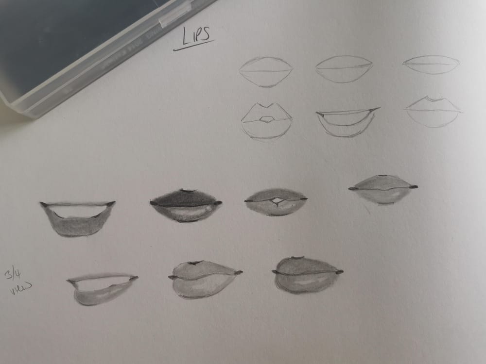 Female Character Portrait in Pencil - image 5 - student project