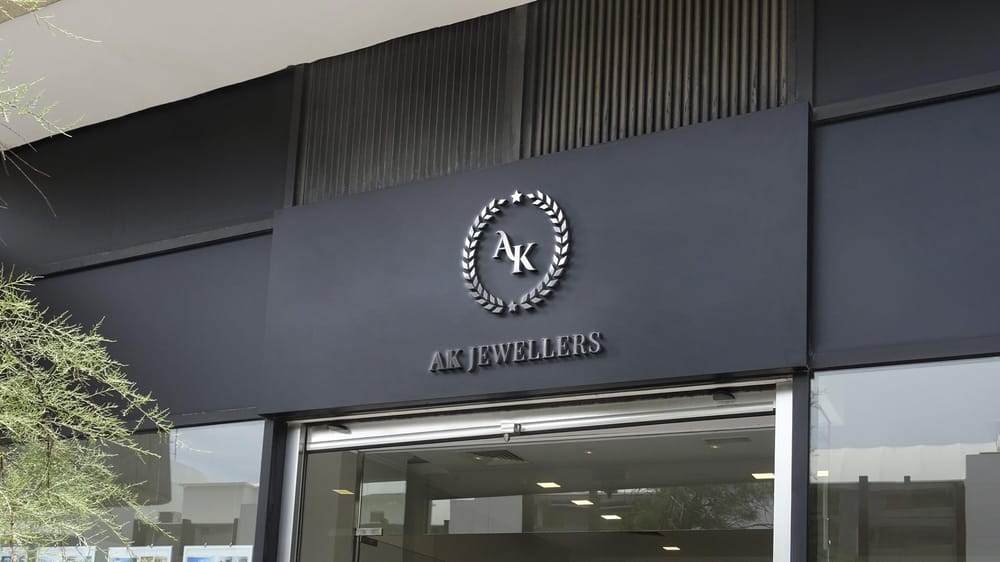 AK Jewellers Logo Design - image 2 - student project