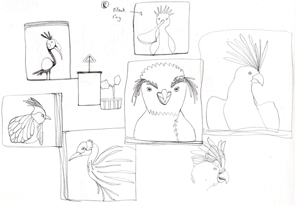Collage Bird Portraits - image 1 - student project