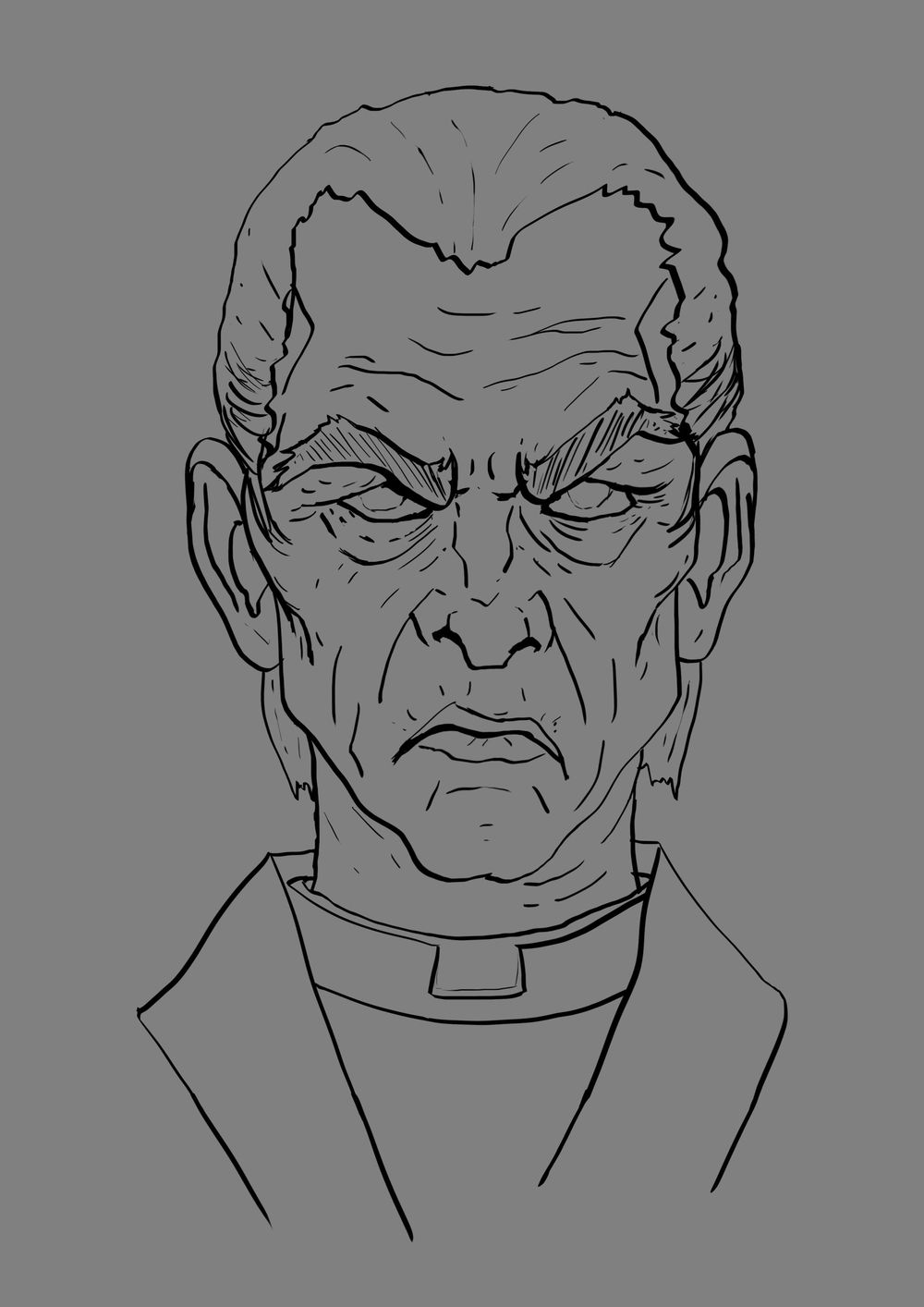 Head Study (Male, Female, Villain, Punk Girl, Buddy) - image 9 - student project