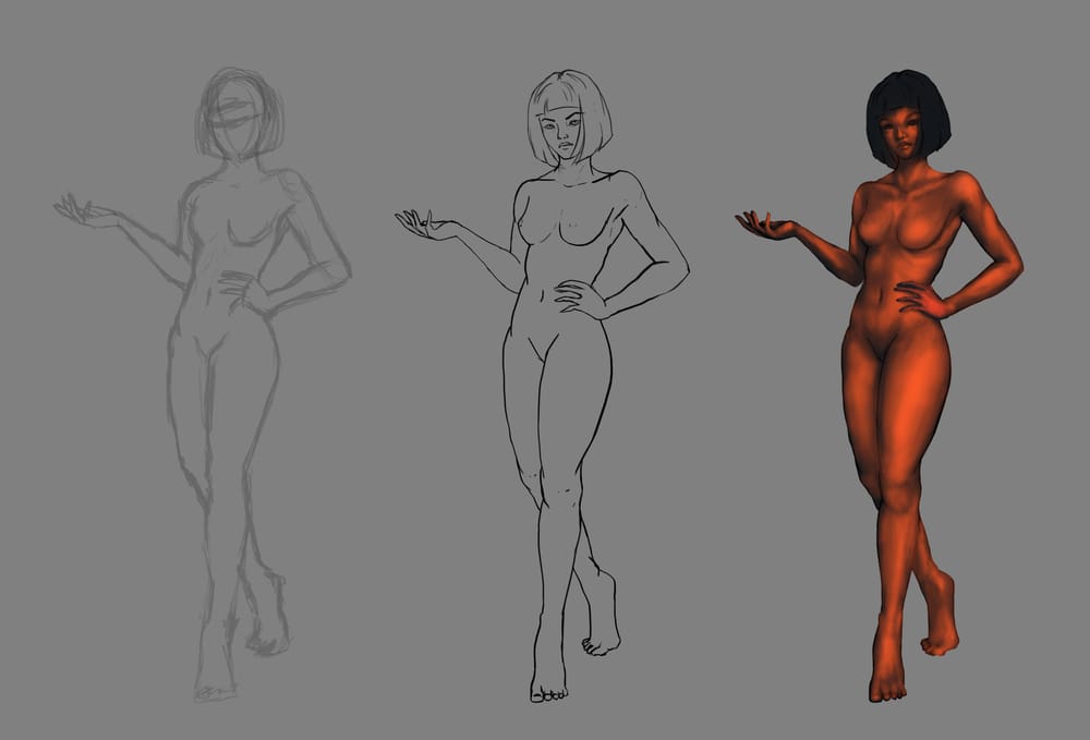 Figure Painting - image 2 - student project