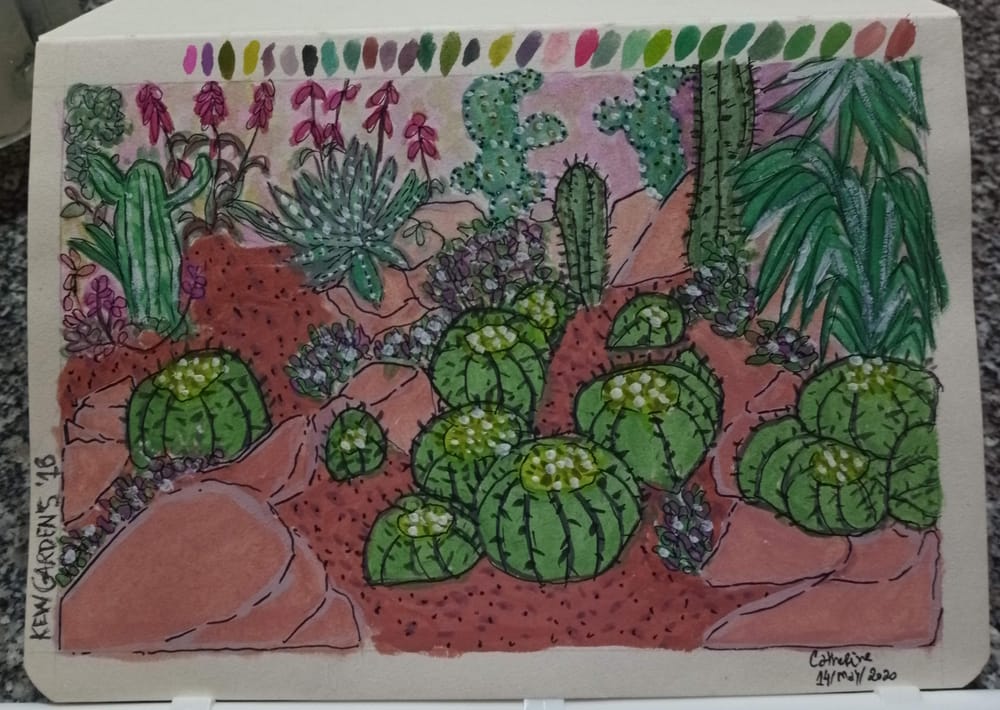 Remembering Kew Gardens with Gouache - image 1 - student project