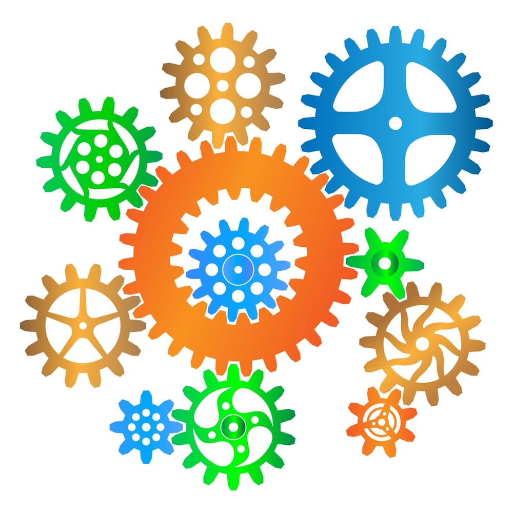 Flat Steampunk Gears - image 1 - student project