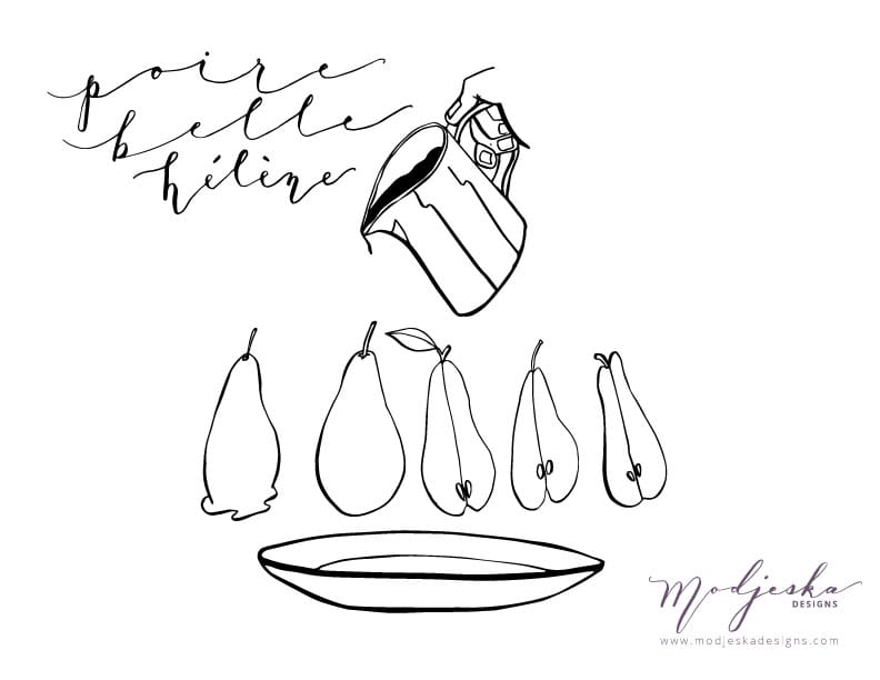 Poire Belle Hélène - image 3 - student project