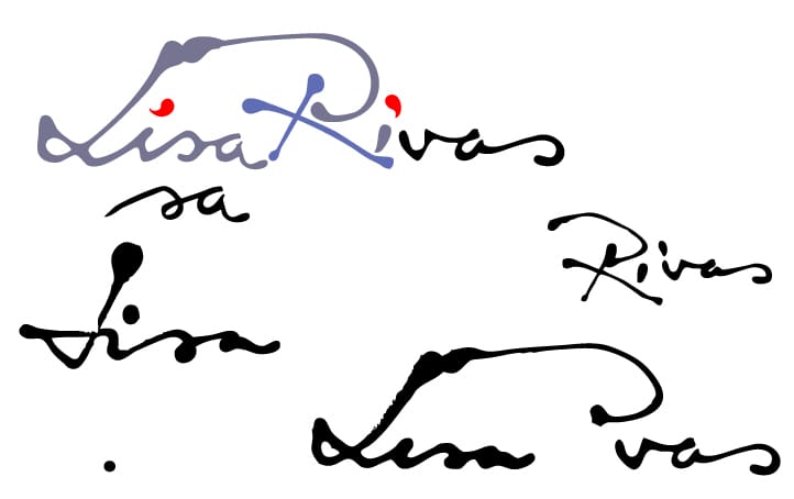 A branding label for Lisa Rivas - image 5 - student project