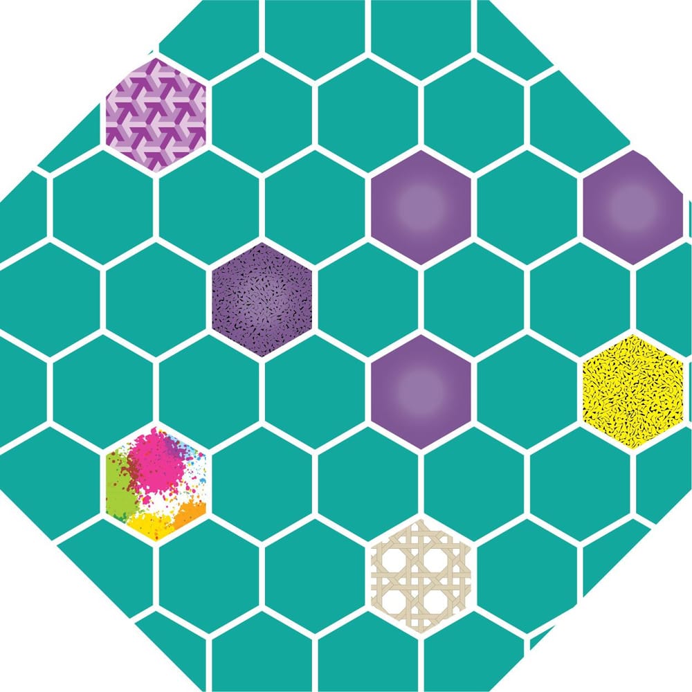 multi color faux pattern project - image 2 - student project