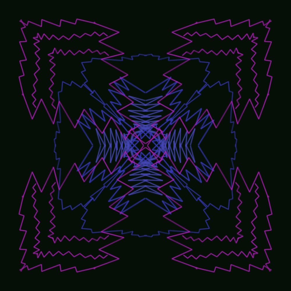 Class inspired symetrical art - image 4 - student project