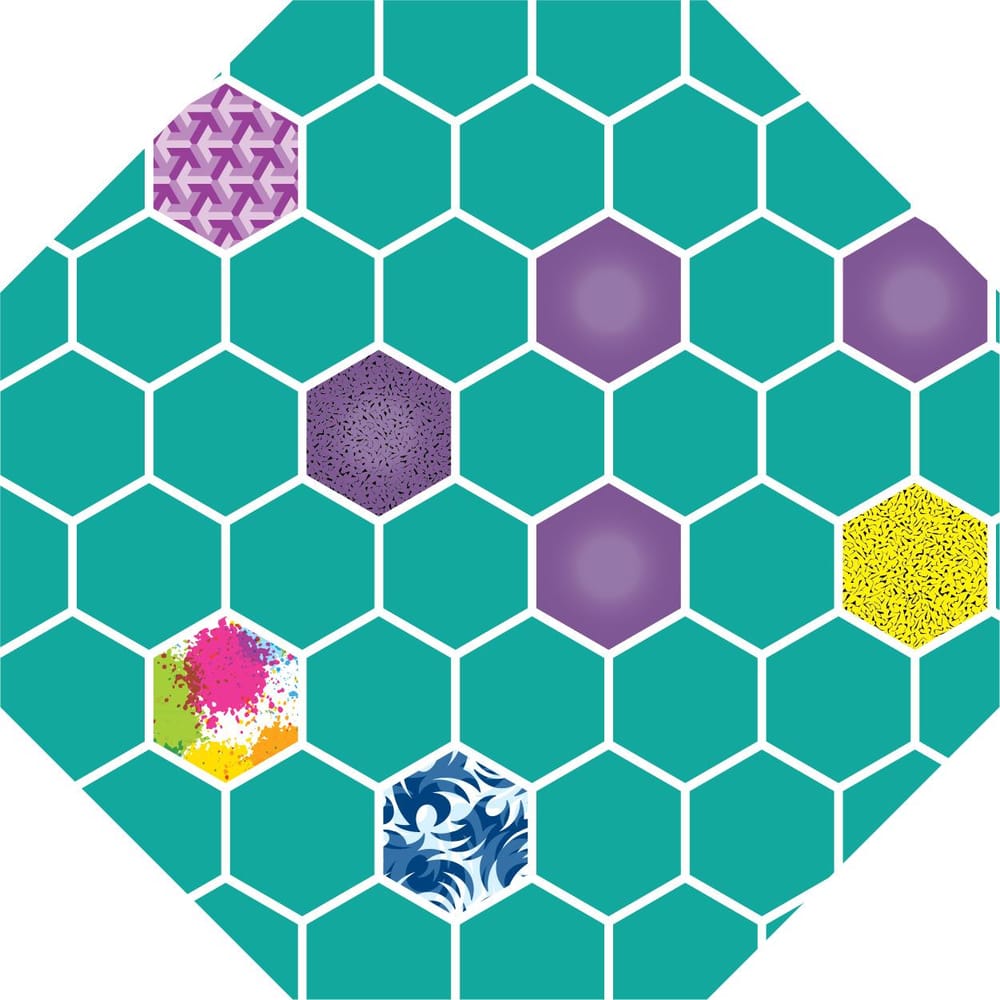 multi color faux pattern project - image 1 - student project