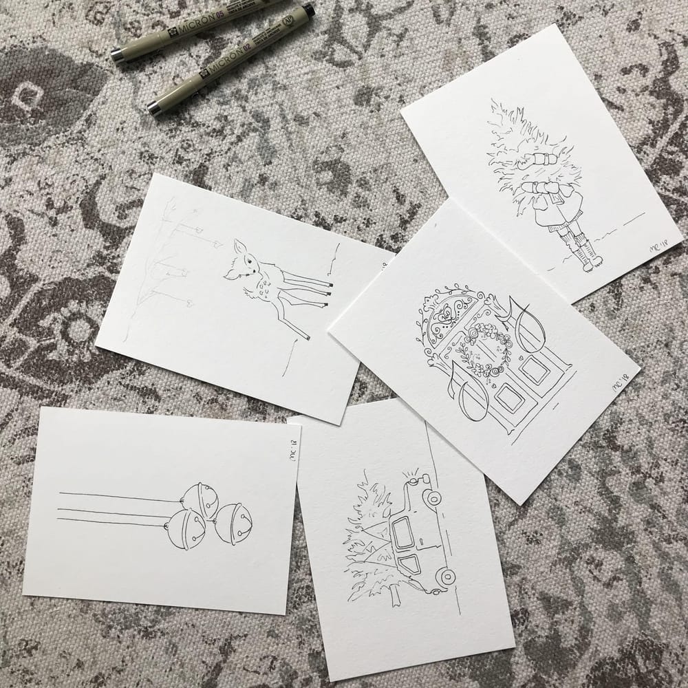 Christmas cards - image 1 - student project