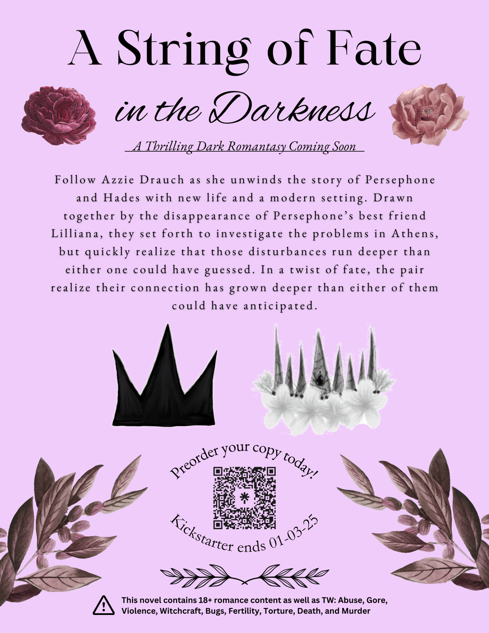 My Flyer Design for Azzie Drauch - image 2 - student project