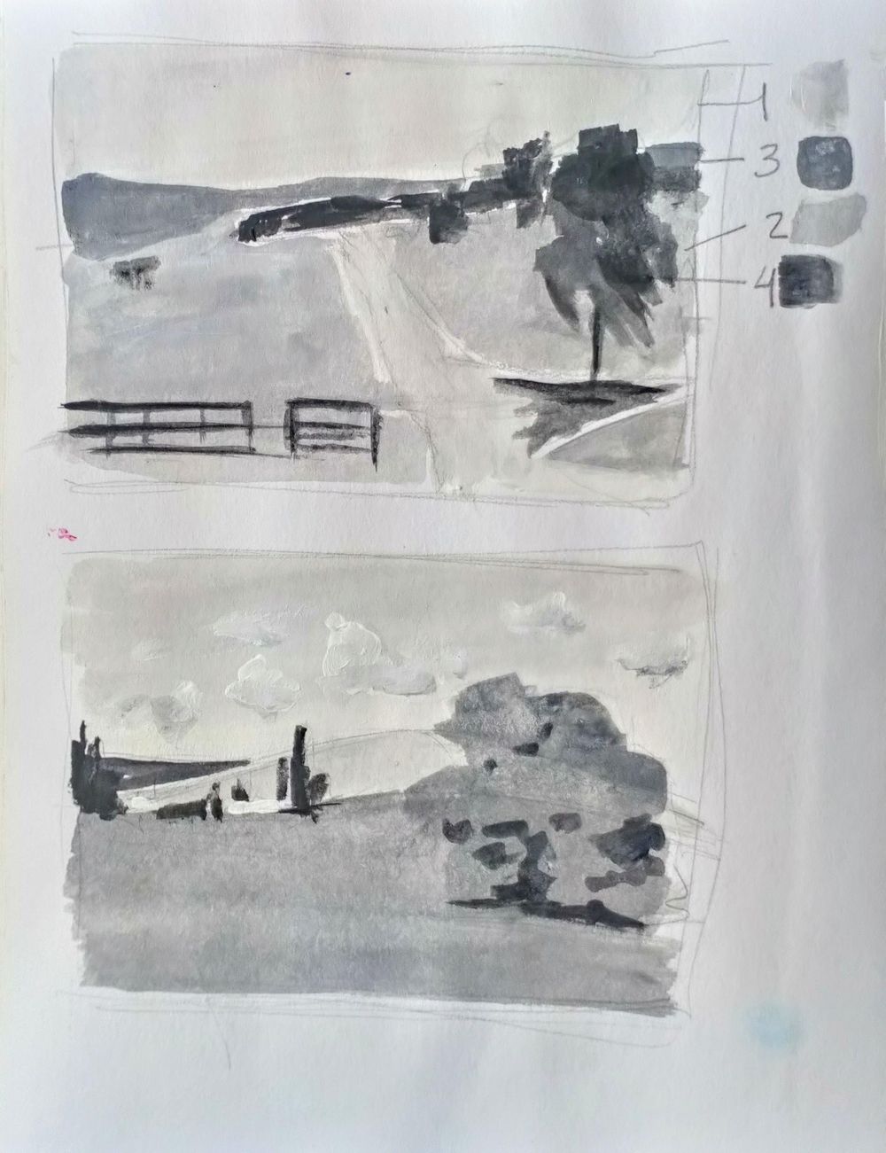 Landscape Painting Fundamentals Course - image 7 - student project