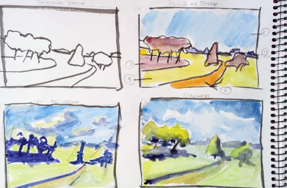 Landscape Painting Fundamentals Course - image 1 - student project
