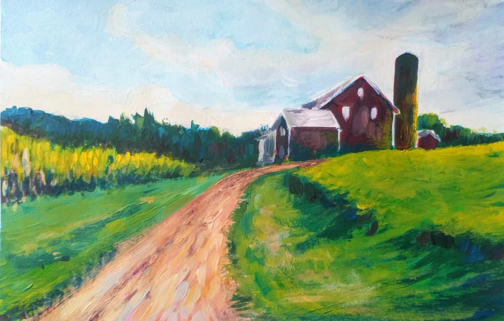 Landscape Painting Fundamentals Course - image 20 - student project