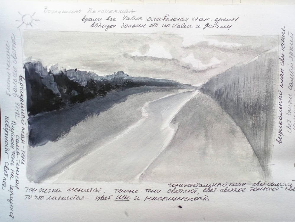 Landscape Painting Fundamentals Course - image 12 - student project
