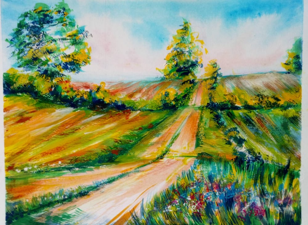 Landscape Painting Fundamentals Course - image 18 - student project