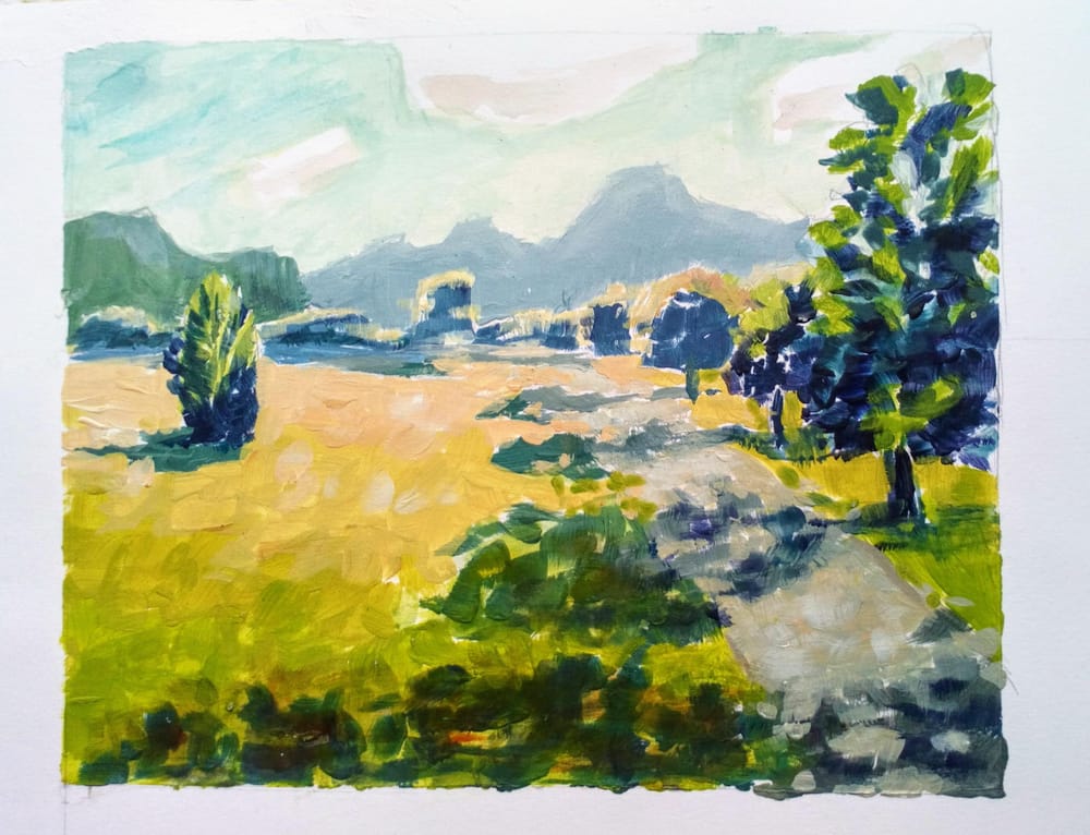 Landscape Painting Fundamentals Course - image 13 - student project