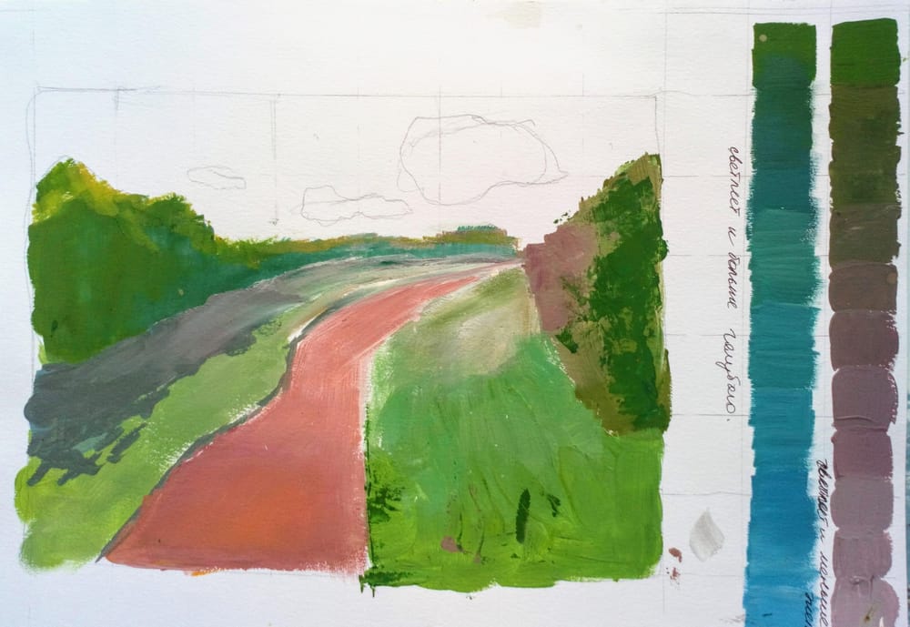 Landscape Painting Fundamentals Course - image 11 - student project