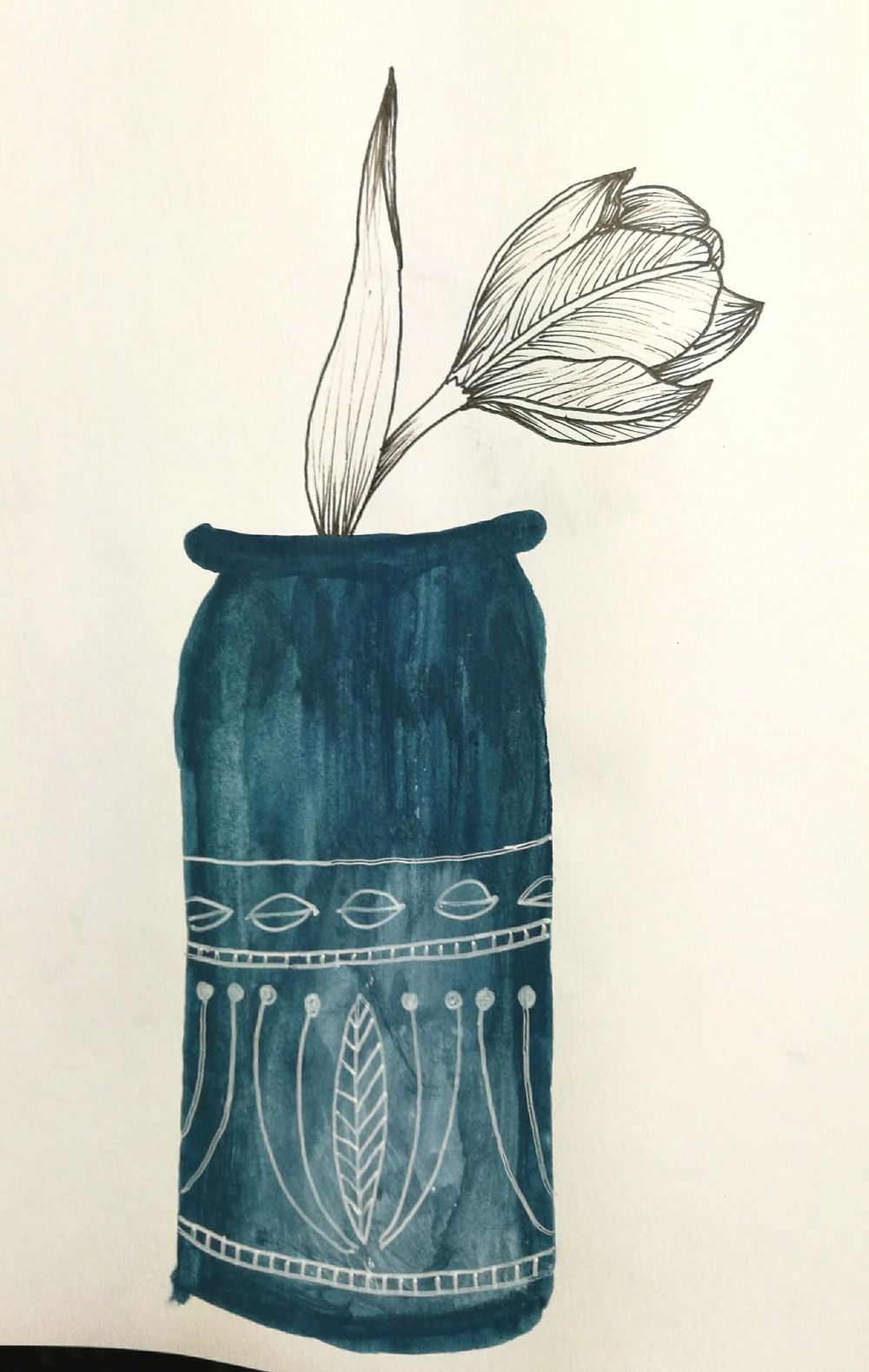 Watercolour and Pen - image 2 - student project