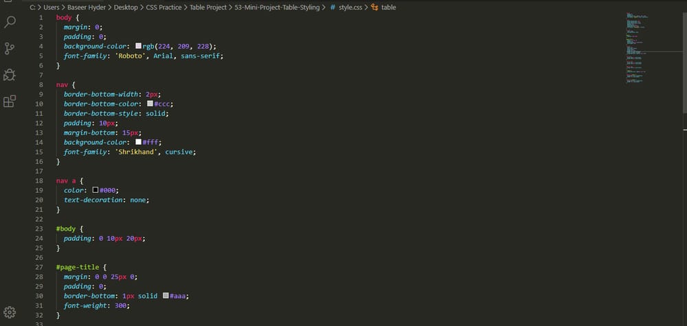 Baseer's CSS Projects | Skillshare Student Project