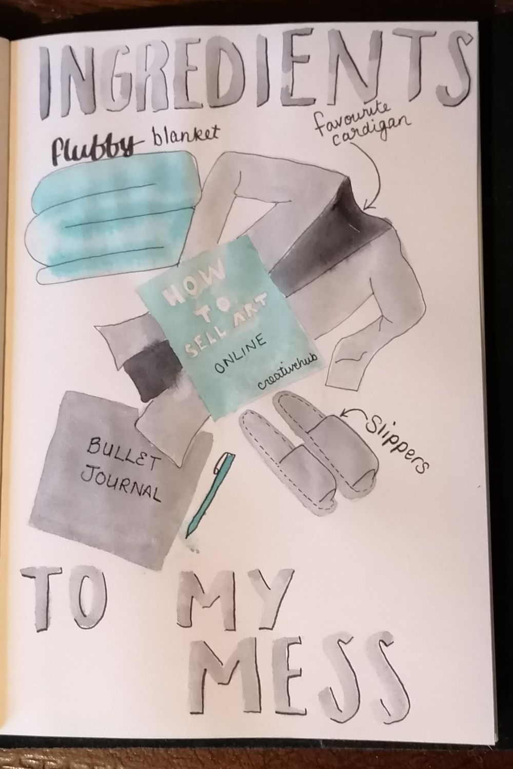 Illustrated journaling - image 5 - student project