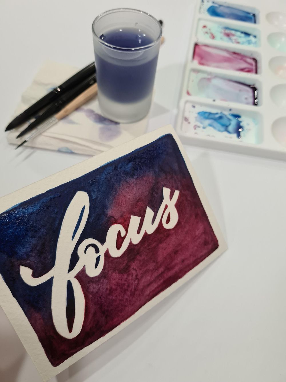 Diving into the world of watercolor - image 3 - student project