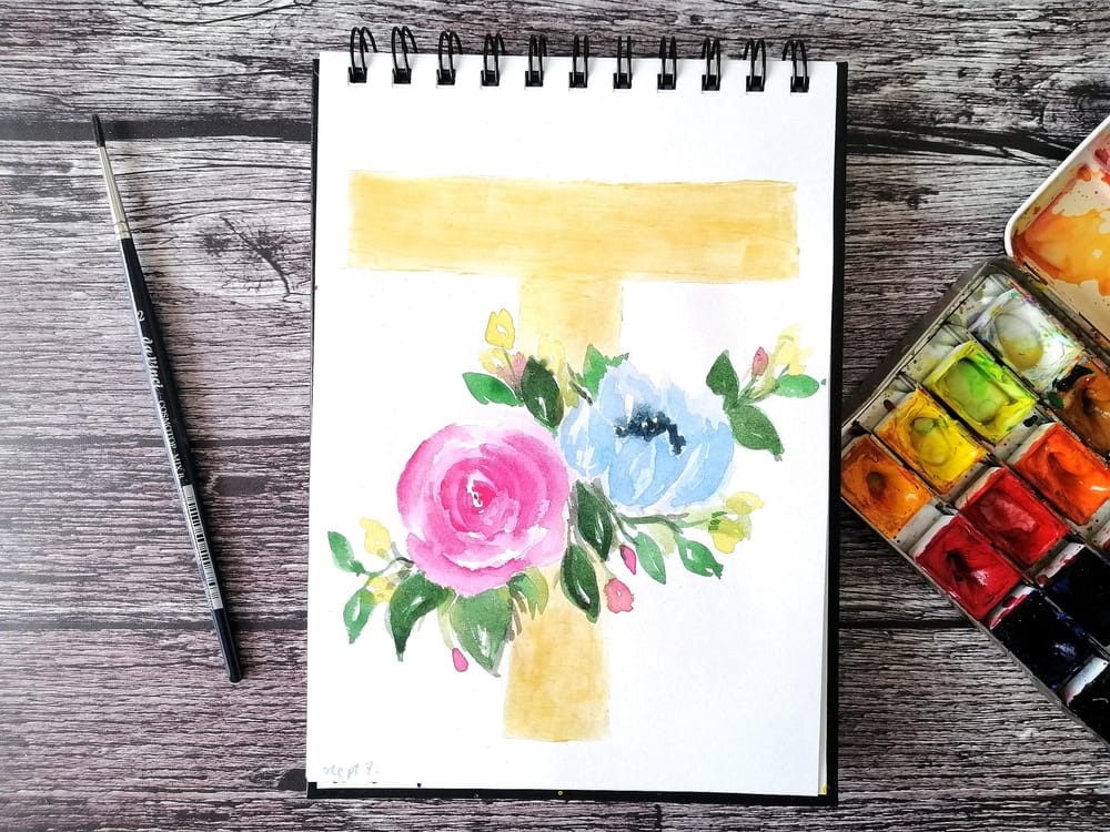 Floral letters - image 3 - student project