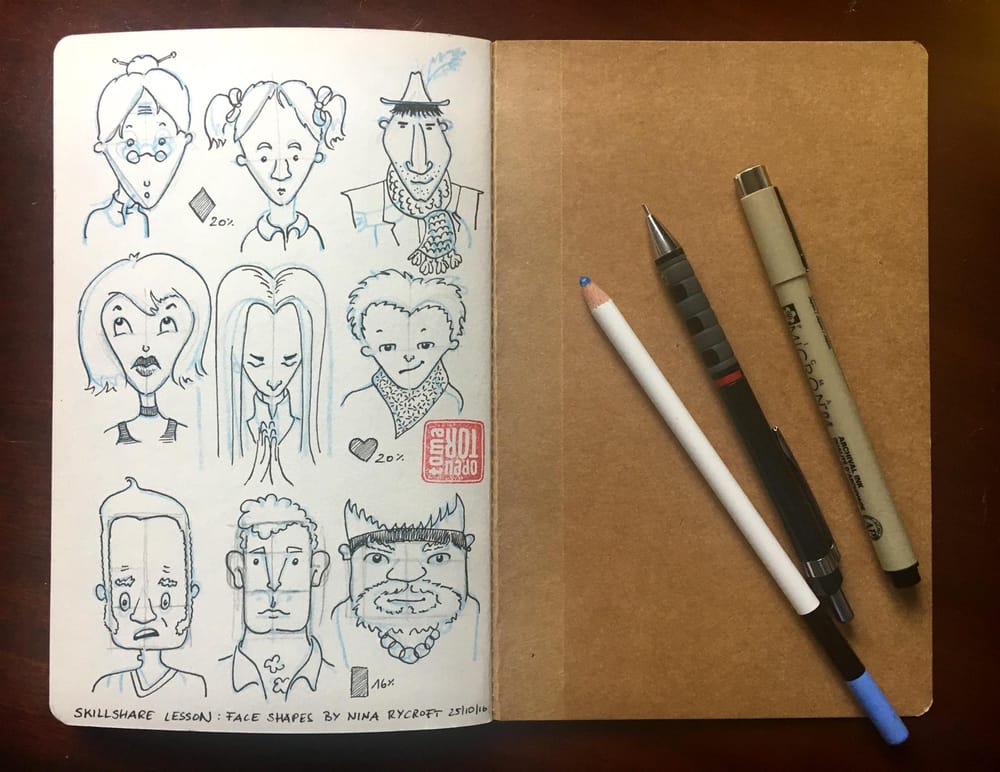 Face Shapes Studies - image 1 - student project