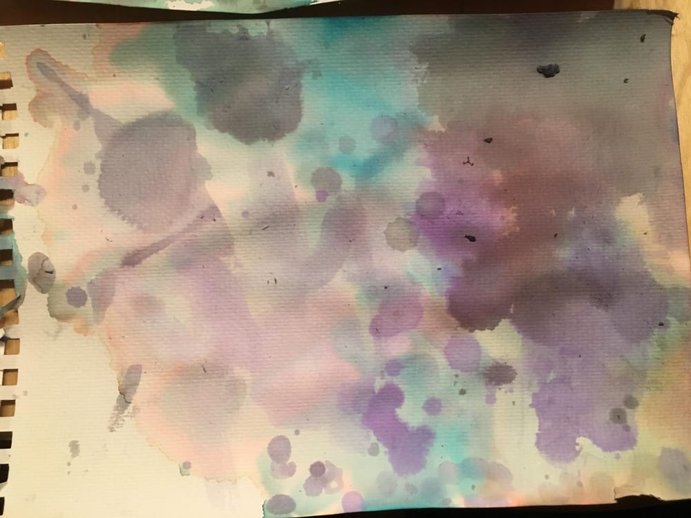 My three year old daughter had a lot of fun - her hands are purple now! - image 2 - student project