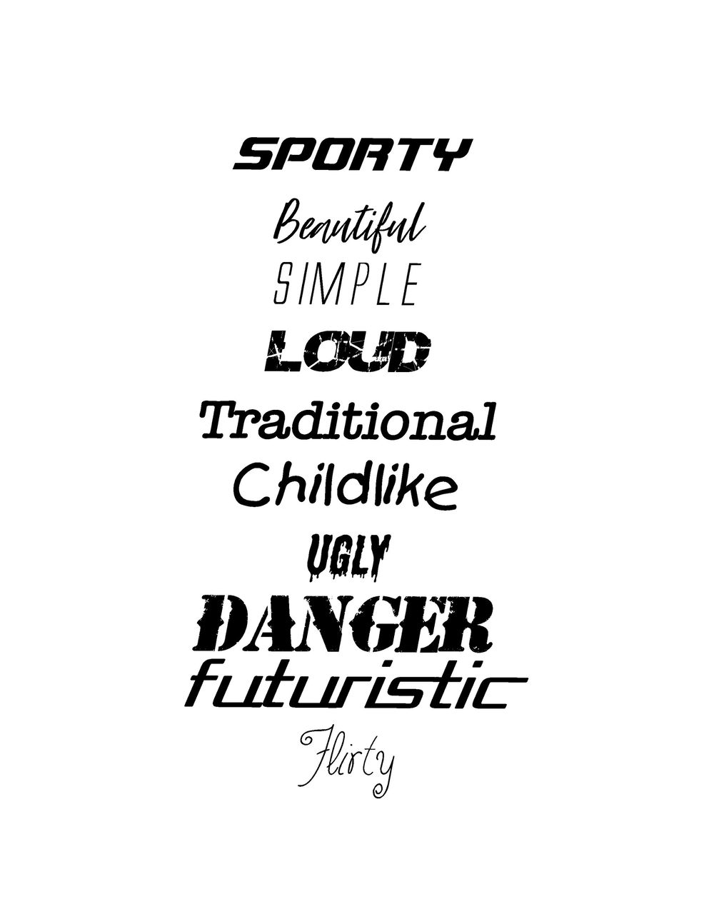 10 fonts - image 1 - student project